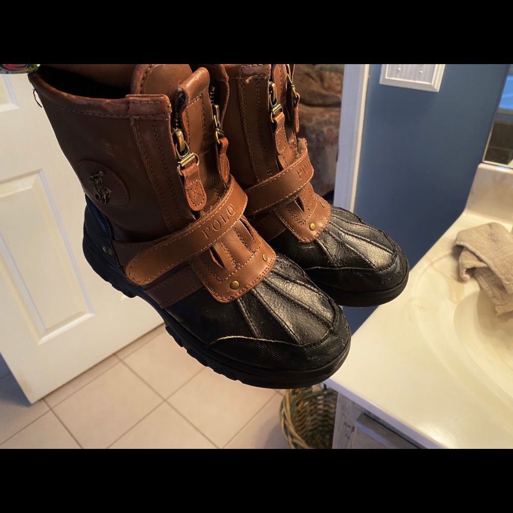 Sz 3 Gently used Polo Ralph Lauren Conquered Boot
